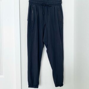 Women’s Black Jogger Track Pants with Fleece Lining